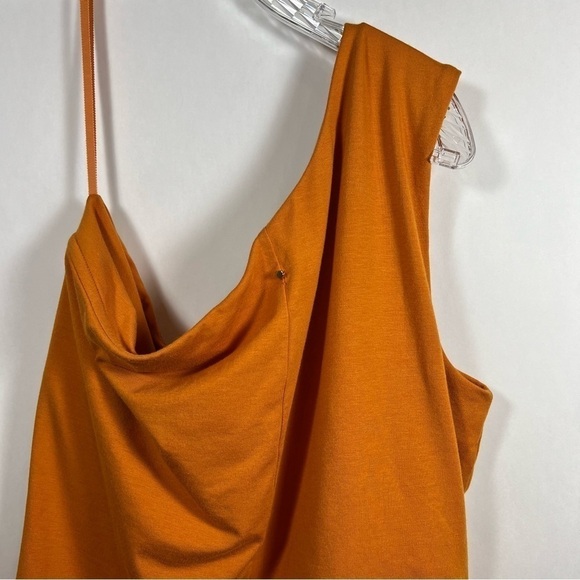 Cuyana women’s one shoulder top size XL orange - Picture 5 of 10